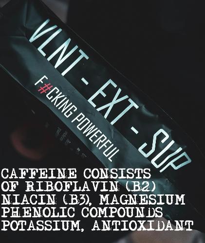 Daily Caffeine Info REMINDER CAFFEINE CONSISTS OF RIBOFLAVIN (B2)
NIACIN (B3), MAGNESIUM PHENOLIC COMPOUNDS POTASSIUM, ANTIOXIDANT